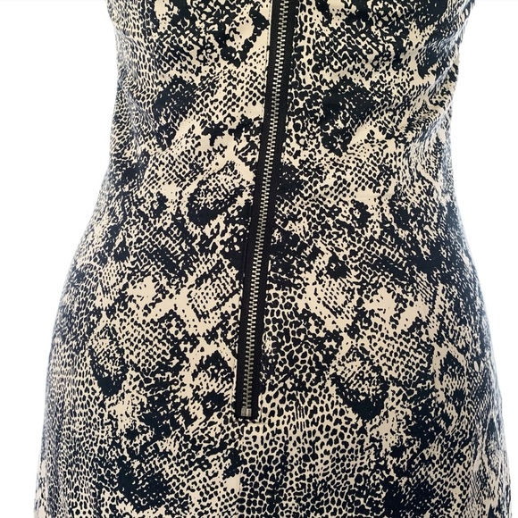 The limited faux snake skin strapless dress size 2 - Picture 5 of 6